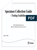 QPCM, Specimen Collection Guide, Mount Sinai, Gov