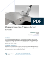 Ultrasonic Inspection Angles On Curved Surfaces: Holloway NDT & Engineering Inc