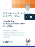 Standard Per L'educazione Sessuale in Europa