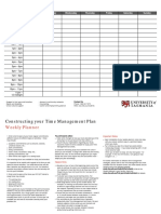 Weekly Time Planner