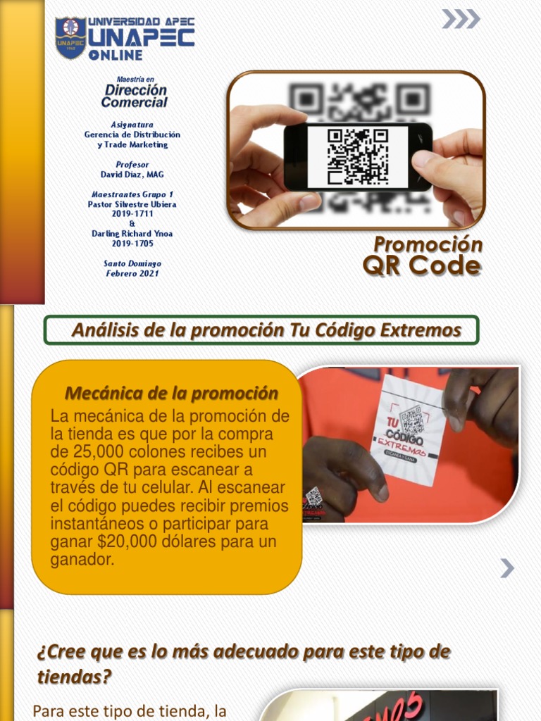 Promoción QR para Barceló Imperial | PDF | Código QR | Marketing