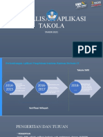 Paparan Sosialisasi Kebijakan Takola 2021