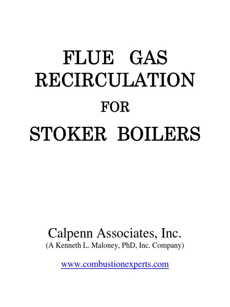 Flue Gas Recirculation For Stoker Boilers Download Free PDF N Ox Boiler
