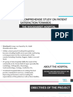 A Comprehensie Study On Patient Satisfaction Towards: The Wockhardt Hospital
