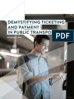 Demystifying Ticketing and Payment in Public Transport: NOVEMBER - 2020