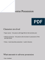 Adverse Possession My Version