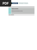 Moodle para Administradores de Centro