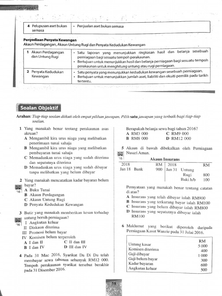 Nota Ringkas Perakaunan