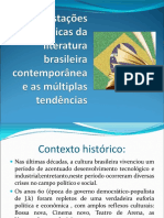 Contexto histórico e características da cultura brasileira nas décadas de 1960 a 1980