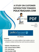 A Study On Customer Satisfaction Towards: Ankur 2018-19