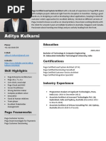 Aditya Latest Resume PDF