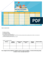 cronograma estudos