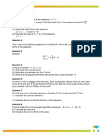 Sequence and Series Task