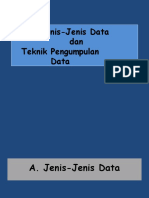 Jenis Data dan Teknik Pengumpulannya