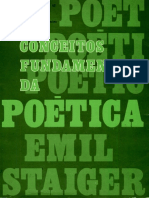 Conceitos Fundamentais Da Poética by Emil Staiger