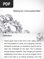 Making An Unoccupied Bed