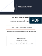 Ejercicio Líneas de Funcionamiento de Perforadoras