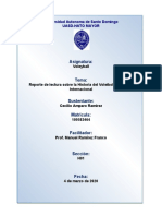 Reporte de Lectura Sobre La Historia Del Voleibol Nacional e Internacional