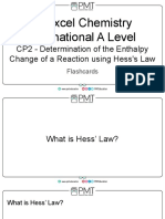 Flashcards - CP2 Determination of The Enthalpy Change of A Reaction Using Hess's Law - Edexcel IAL Chemistry A-Level
