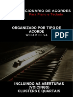 Dicionário de Acordes Para Piano e Teclado Wiliam Silva