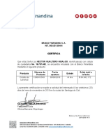 Banco Finandina Certificado-1 - 6425