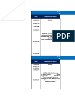 Horario Sesiones Virtuales Marzo Ingles Posgrado - Eduardo Hurtado