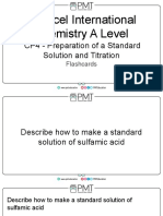 Flashcards - CP4 Preparation of A Standard Solution and Titration - Edexcel IAL Chemistry A-Level