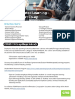 Work-Integrated Learning - Wage Support Co-Op Flyer (COVID-19 Update)