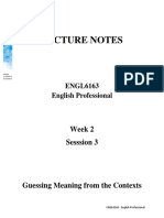 LN02-EnGL6163-Guessing Meaning From The Contexts