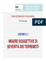 LCZS-03 - Misure Soggettive Di SeveritÃ  Dei Terremoti