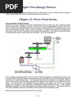 Simple Free-Energy Devices: Chapter 23: Power From Inertia