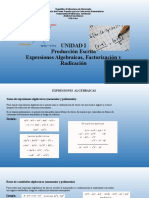 Expresiones algebraicas fundamentales