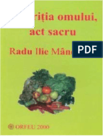 Radu Manecuta - Nutritia Omului Act Sacru #1.0~5