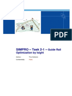 Simpro - Task 2-1 - : Guide Rail Optimization by Isight