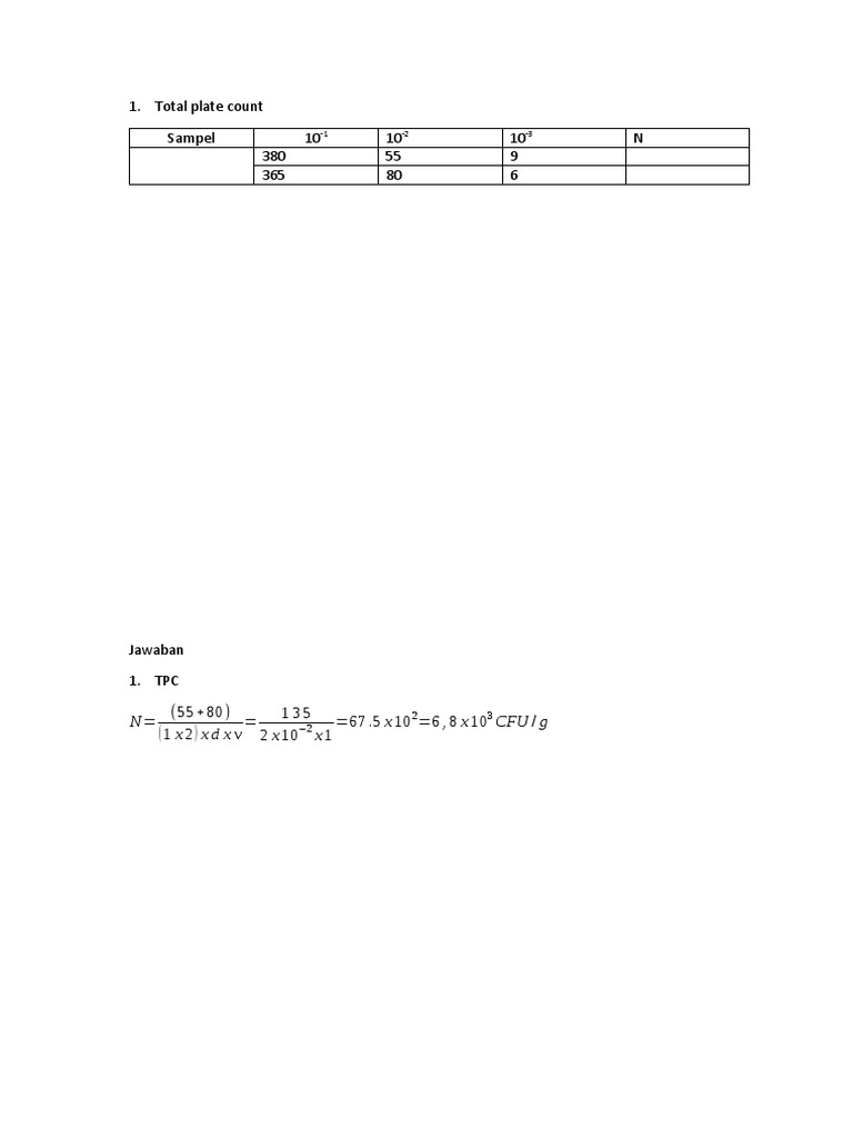 Total Plate Count PDF