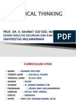 Critical Thinking: Universitas Mulawarman