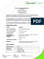 2021-010 Ayudante Operativo Urabá