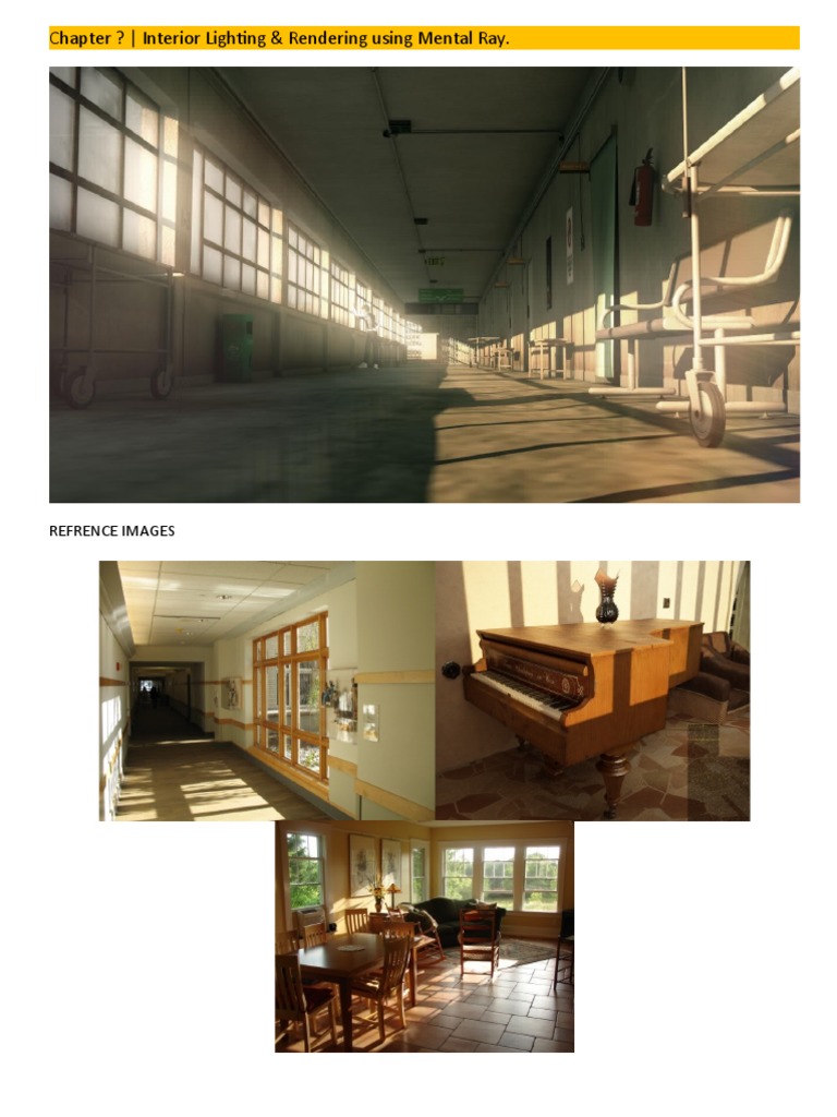 Interior Lighting and Rendering Using Mental - 7th - Dec | PDF ...