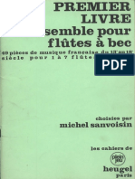 M.sanvoisan - 1 Livres Flute A Bec (BLOCKFLUTE)