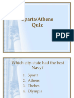 Sparta/Athens Quiz