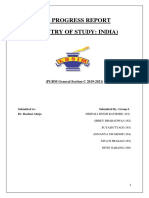 Gbs Progress Report (Country of Study: India) : (PGDM General Section-C 2019-2021)