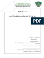 PérezHP Practica 10 Motor Con Puente H Transistores