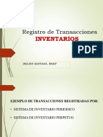 INVENTARIO (Unidad III) Transacciones