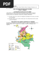 Mapa de Colombia Con Las Regiones | PDF
