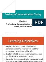 Business Communication Today: Professional Communication in A Digital, Social, Mobile World