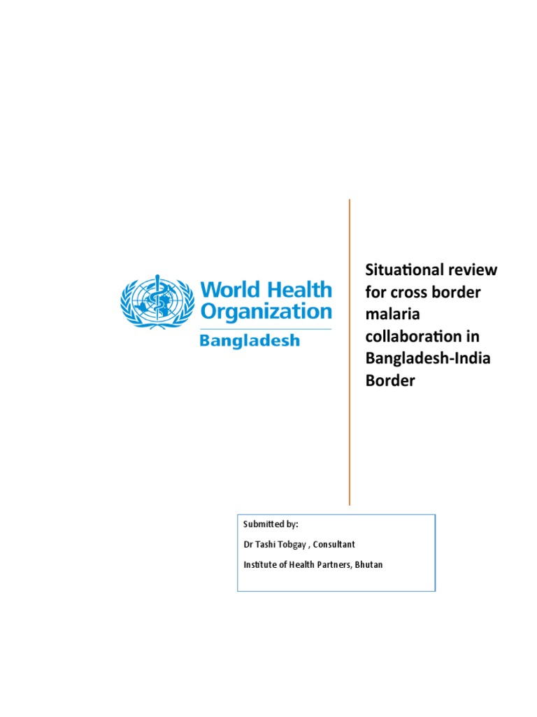 Tashi Report Revised 16feb2021 | PDF | Malaria | World Health Organization