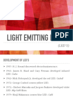 Light Emitting Diodes: (LED'S)
