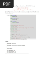 Python Programming LAB IV Sem NEP-1 | PDF | String (Computer Science ...