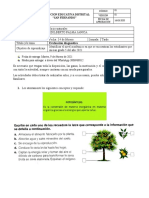 Actividad Diagnostica Naturales 2021