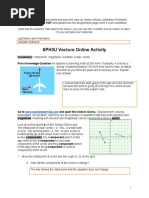 SPH3U Vectors Online Activity: Download As A PDF